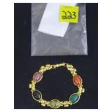 7' Scarab Bracelet