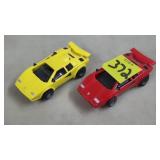 Lot of 2 Lamborghini Countach Slot Cars