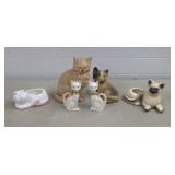 Lot of Assorted Kitty Kat Knick Knacks