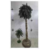 Lot of 2 Light Up Palm Tree (AS IS)