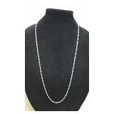 .925 Sterling Italian Milor Necklace, 32' Chain
