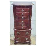 Tall Jewelry Box Cabinet