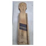 Large Primitive Wood Cabbage Slicer