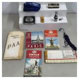 Tray Lot of Vtg Magnifying Glasses, Ephemera, etc
