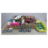 Large Lot of Party Decor, Wood Decoratives, HH