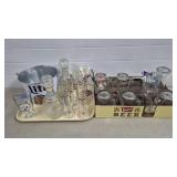 Lot of European & USA Barware, Glassware,