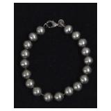 .925 Sterling Tiffany & Co 8' Beaded Bracelet