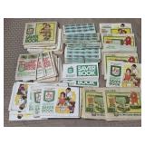 Large Lot of Vtg S&H Green Stamps Saver Books