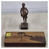 Spaniard Wood Carved Figurines & Wood Carved