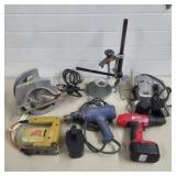 Assorted Vintage & modern Power Tools Lot