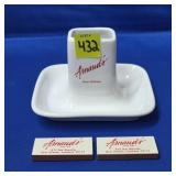 Vtg Arnaud's New Orleans Toothpick Holder