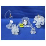 Lot of Assorted Mini Glass Figurines