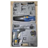 Ryobi 12.0 v Drill & Vacuum w/ Case - Untested