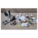Lot of Vintage Kitty Kat Knick Knacks