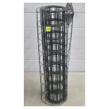 Roll of Green Vinyl-Coated Garden Fencing