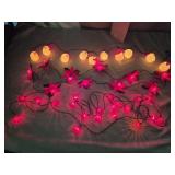 Lot of Vintage Santa Light Decorations,
