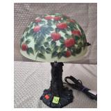 Reverse Painted Apple Tree Lamp - Replica