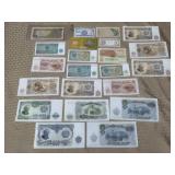 Lot of Assorted Foreign Paper Currency