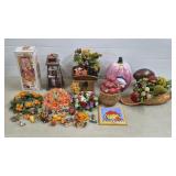 Large Assortment of Fall & Harvest Decor