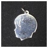 Sterling Babyface Pendant