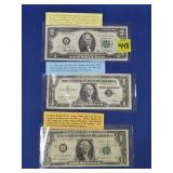 1976 Bicentennial $2 Note, 1957 $1 Silver