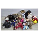 Large Lot of Vintage Plushies Dolls