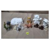 Lot of Vtg Kitty Kat Knick Knacks, Assorted
