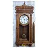 19th Century Eastlake Wall Clock- Does Work!