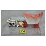 Vintage Wood & Plastic Toy Wagon