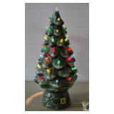 17 1/2' H Vintage Ceramic Christmas Tree