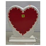 Vintage Valentine's Day Heart Ceramic Light