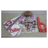 Lot of Phillies Pennants, Vtg Football, Sporting