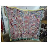 Handmade Multi-colored Quilt