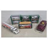 Lot of Mini Hess Trucks in Boxes, Diecast Metal