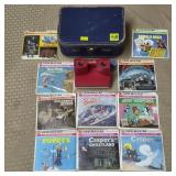 Vtg Viewmaster w/ Slides in Vintage Case