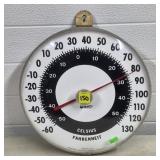Vtg Jumbo Dial Ohio USA Thermometer