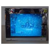 Vintage Winter Scene Light Up Display Stand