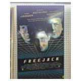 Mick Jagger Autographed FreeJack Movie Poster