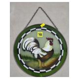 Rooster Glass Sun Catcher - 10