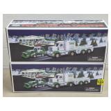 Lot of (2) 2013 Hess Toy Truck & Tractors w/ Boxes