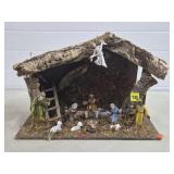 Vintage Nativiity Set Decoration