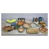 Large Lot of Assorted Roseville Pottery, Stangl,