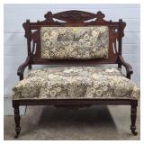 Antique Victorian Eastlake Loveseat