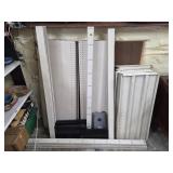 Lot of Commercial Metal Shelving
