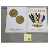 1966 & 1968 Indianapolis 500 Racing Programs