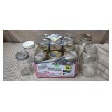 Lot of Mason Jars w/ Vintage Lids