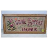 Antique Victorian "Home Sweet Home" Perforated