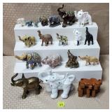 Lot of Assorted Elephant Figurines