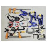 Lot of Assorted Clamps