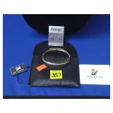 Swarovski Crystal Bangle Bracelet & Earrings